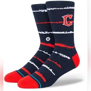 STANCE-MLB CLEVELAND GUARDIANS /MENS-SOCKS SIZE LARGE 9-13